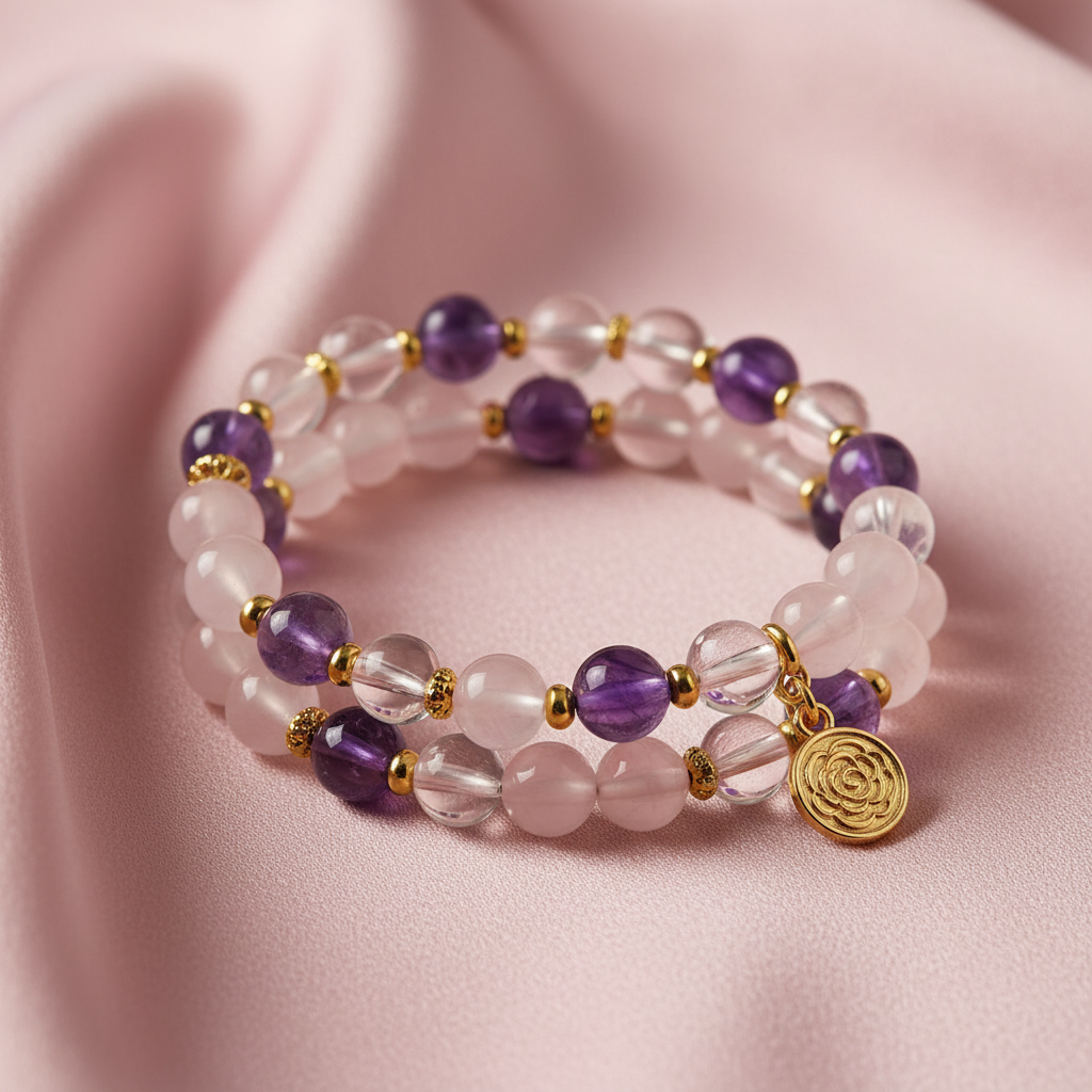 Delicate women's beaded bracelet